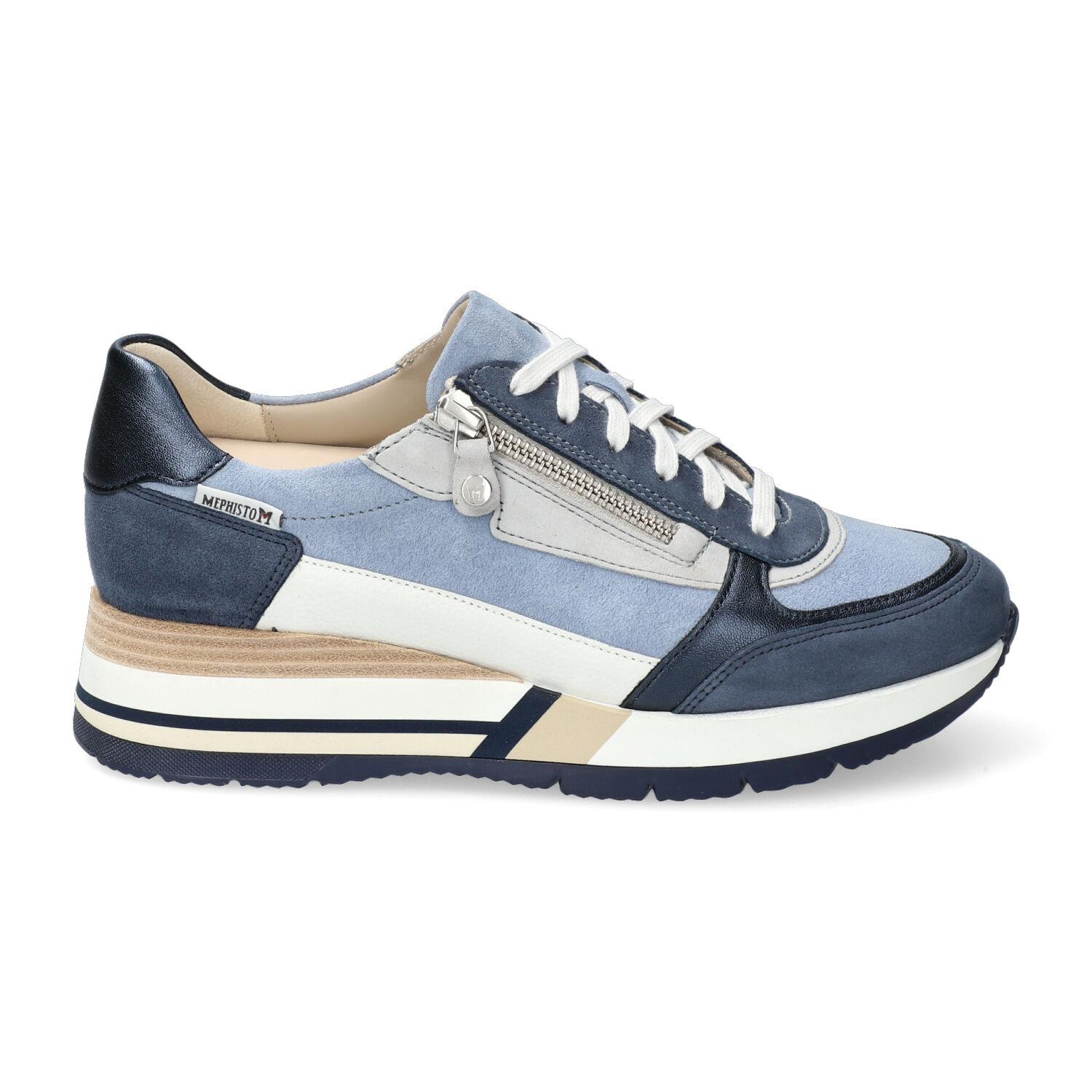 lacets femme modèle Tiziana Bleu jean - Mephisto